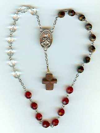 Saint Kateri Indian Rosary chaplet information