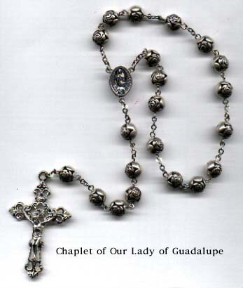 The Prayer for the Our Lady of Guadalupe, how to pray this chaplet